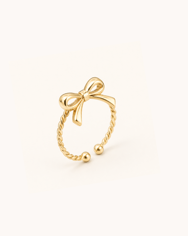 Bow Bliss Ring - 18k Gold (Demi Fine)