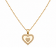 Heart of Glimmer Zircon Necklace