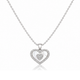 Heart of Glimmer Zircon Necklace