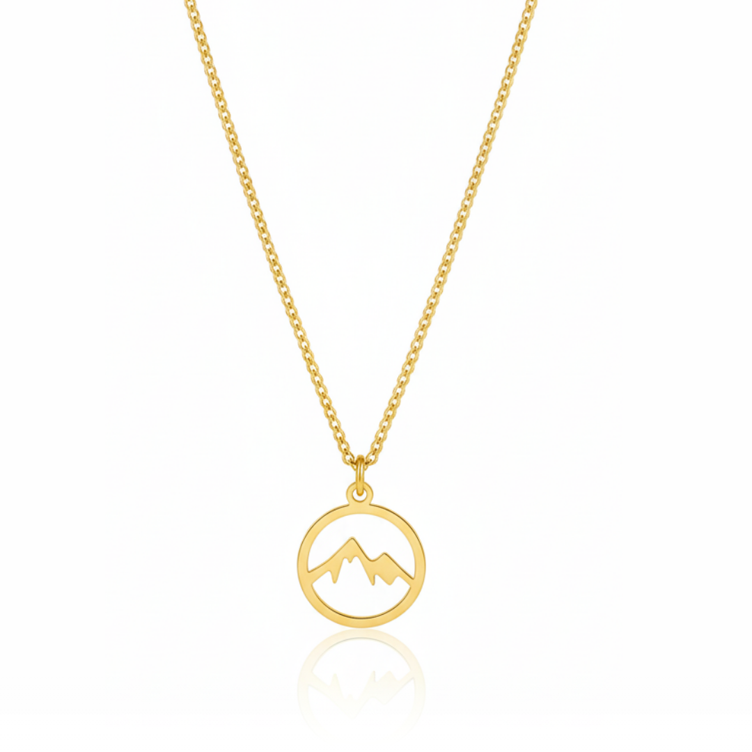 Minimalistic Mountain Necklace