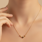 Couple Initial: Morse Code Necklace