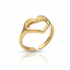 Love Curve ring - 18k Gold (Demi Fine)