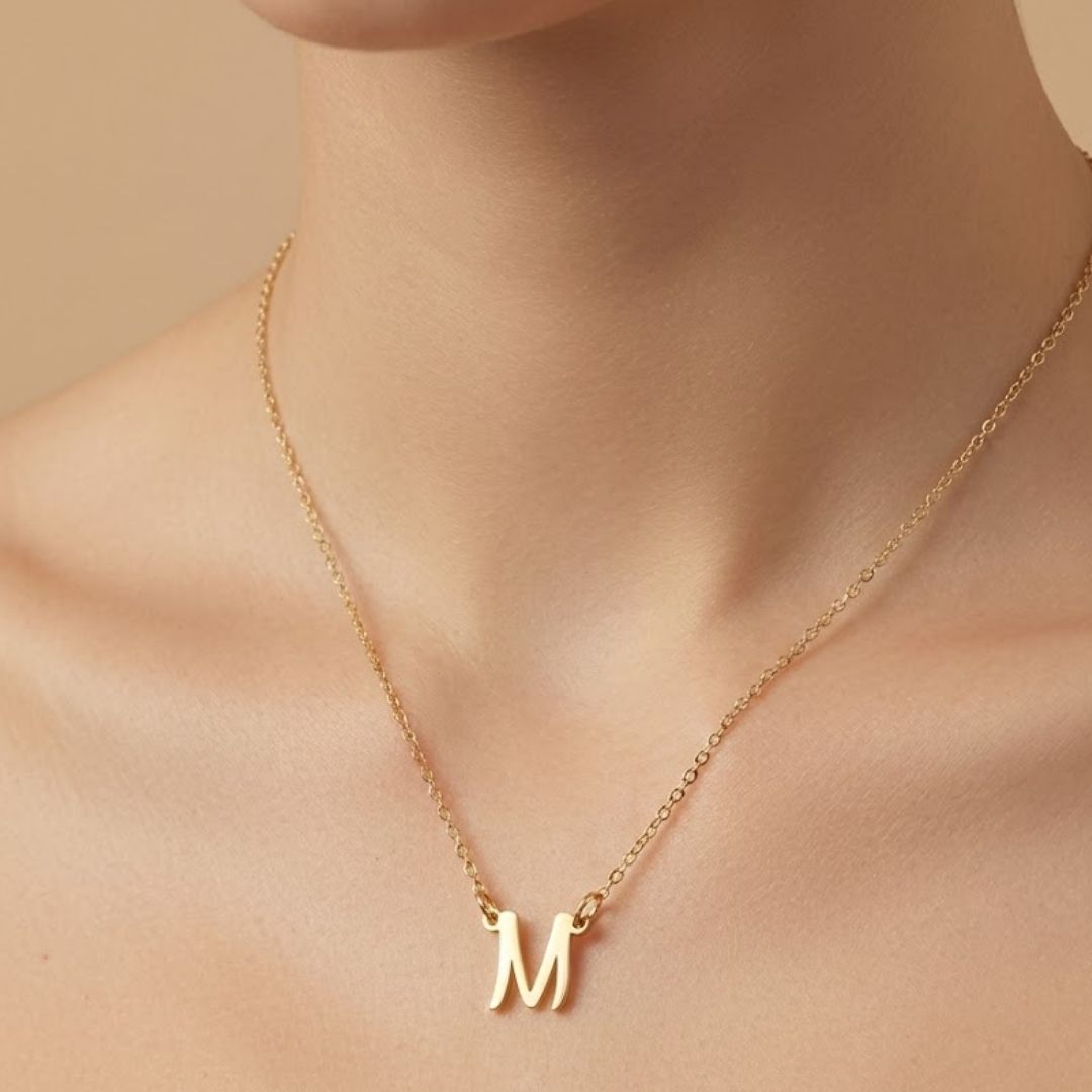 Alphabet Pendant Necklace