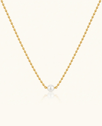 Pearl Dot necklace - 18K Gold (Demi Fine)