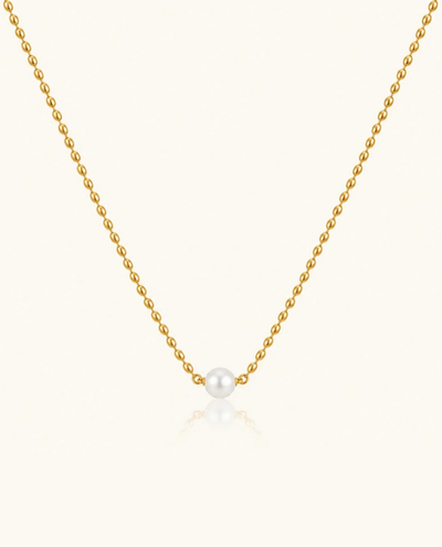 Pearl Dot necklace - 18K Gold (Demi Fine)