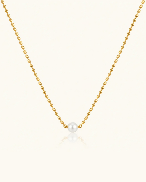 Pearl Dot necklace - 18K Gold (Demi Fine)