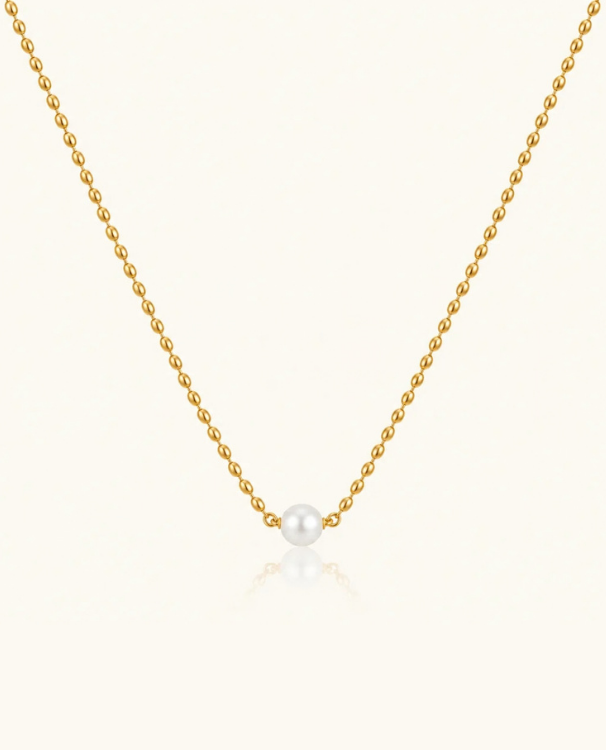 Pearl Dot necklace - 18K Gold (Demi Fine)