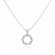 Infinite Swirl Zircon Diamond Necklace