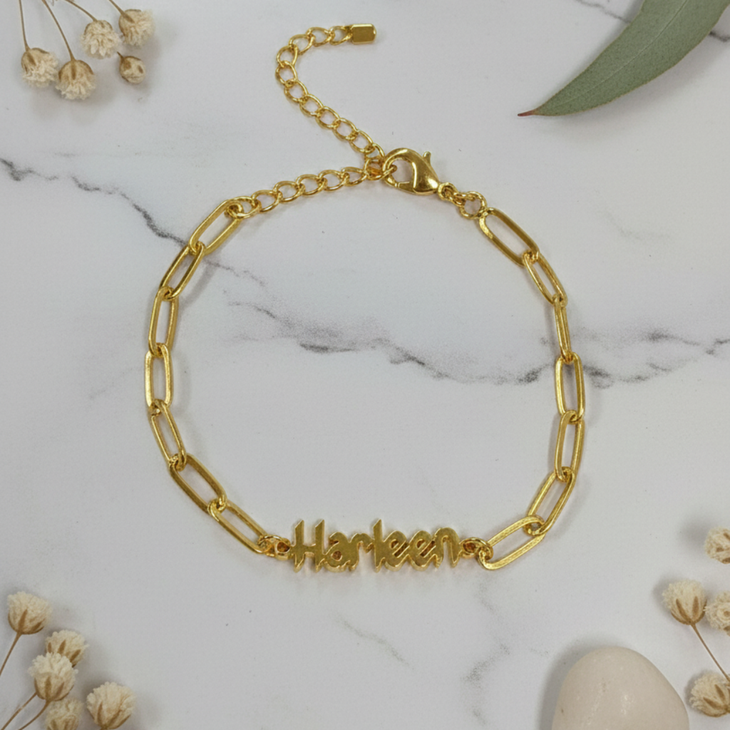 Custom Name Link Bracelet