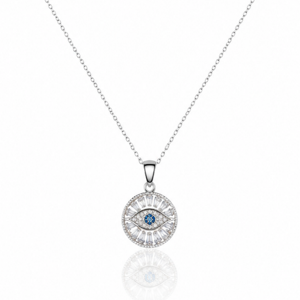 Luxe Evil Eye Zircon Diamond Necklace