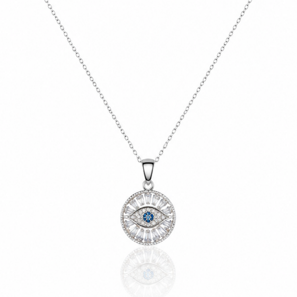 Luxe Evil Eye Zircon Diamond Necklace