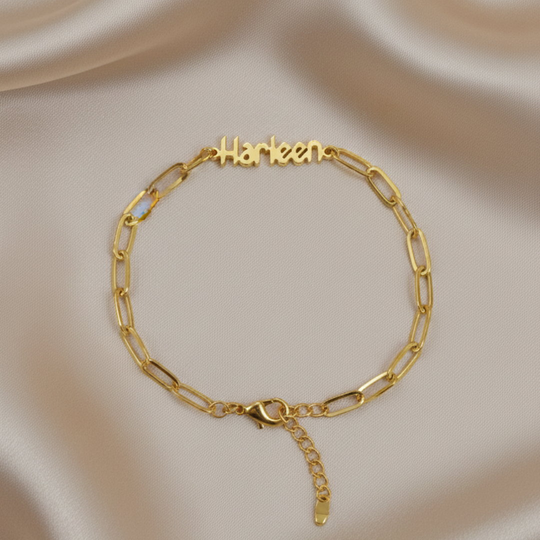 Custom Name Link Bracelet