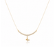 Minimalistic Butterfly Zircon Diamond Necklace