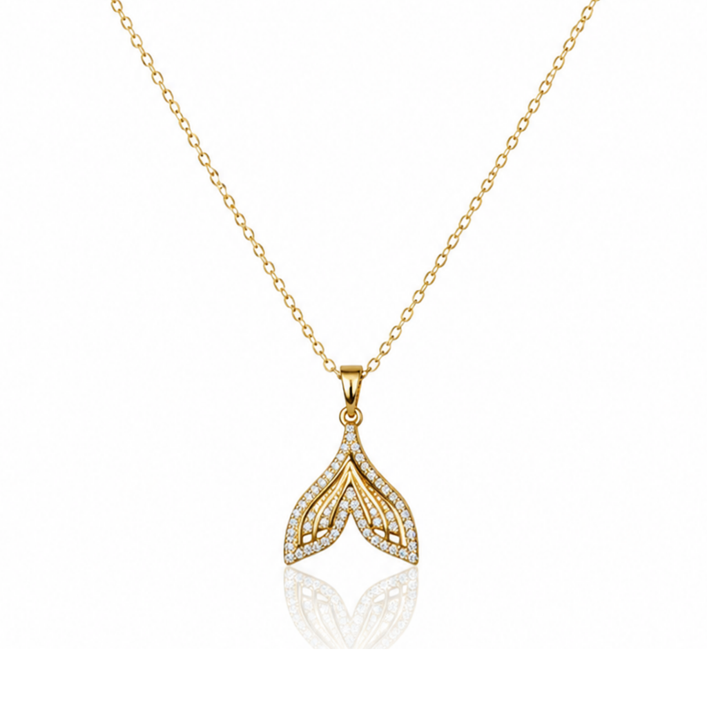 Mermaid Zircon Diamond Necklace