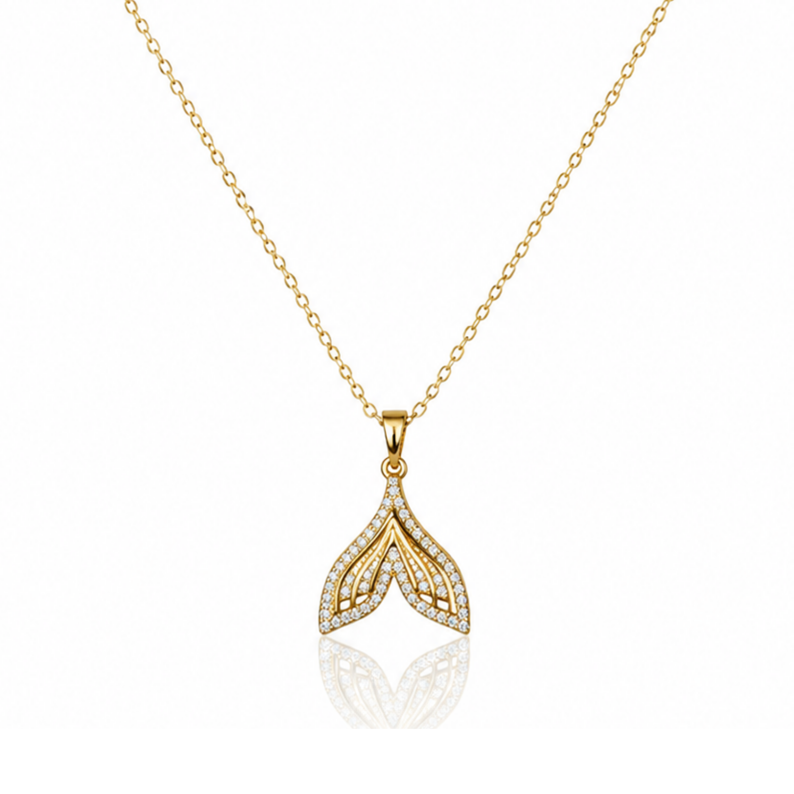 Mermaid Zircon Diamond Necklace