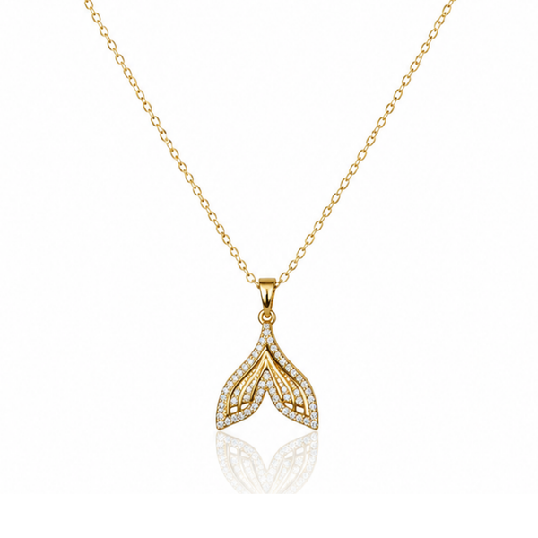 Mermaid Zircon Diamond Necklace