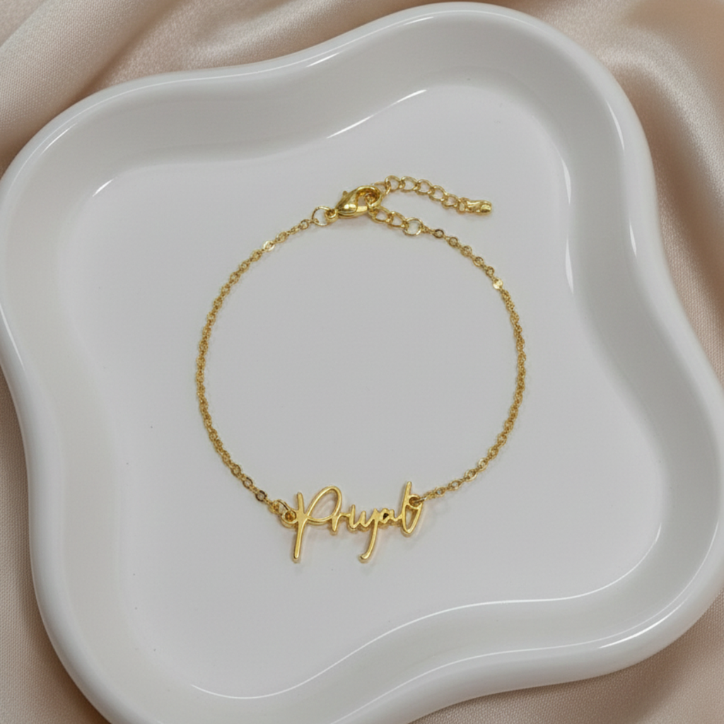 Handwritten Script Bracelet