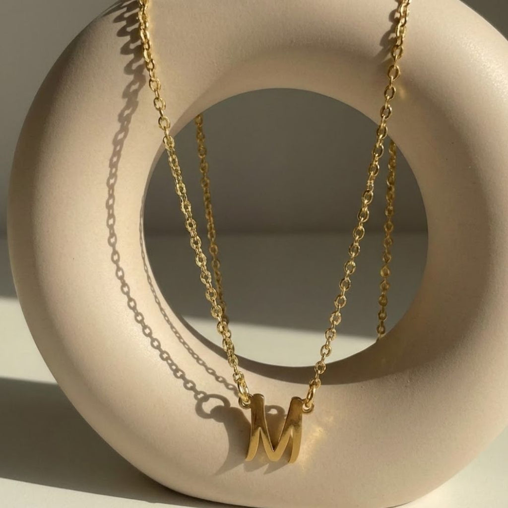 Alphabet Pendant Necklace