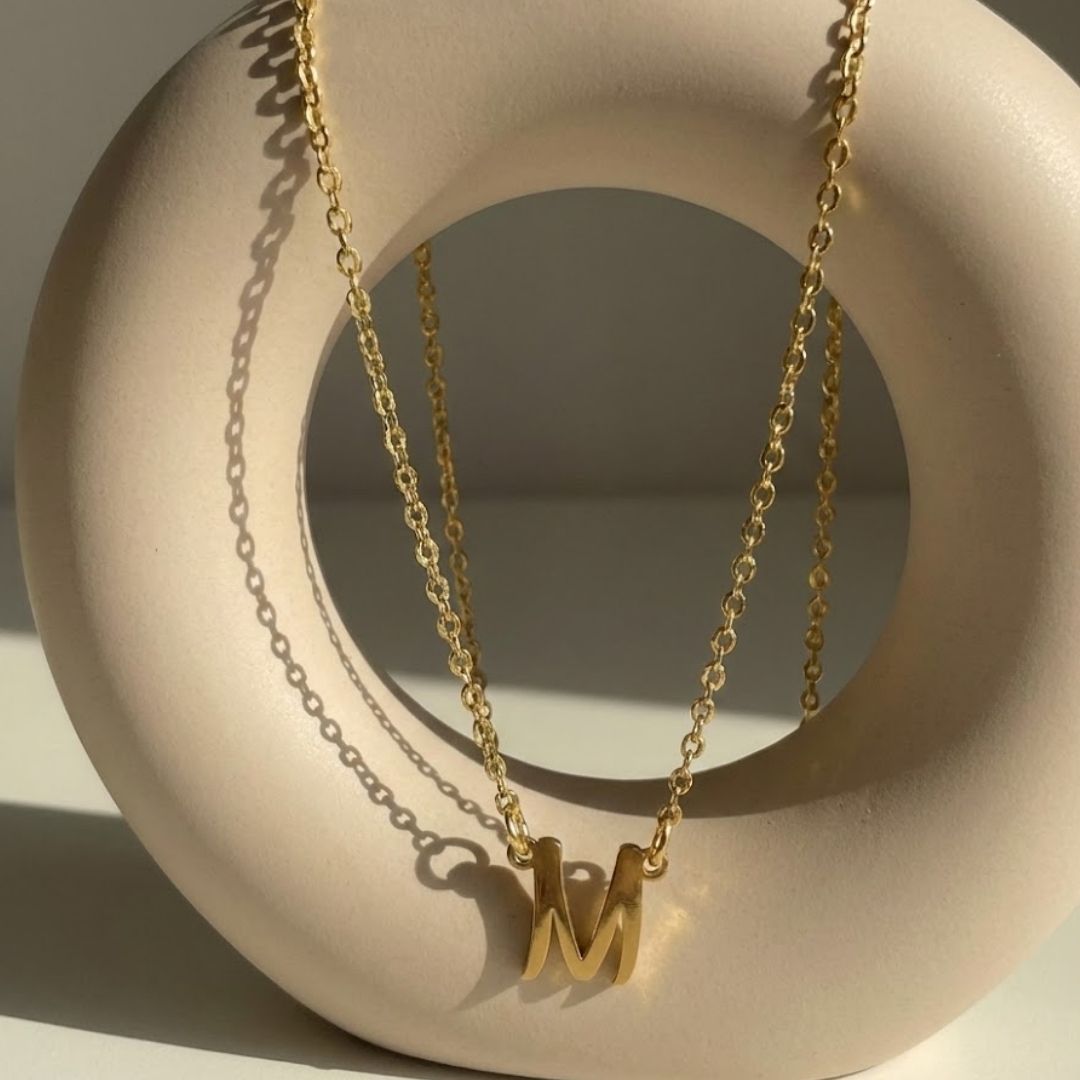 Alphabet Pendant Necklace