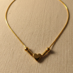 Couple Initial: Morse Code Necklace