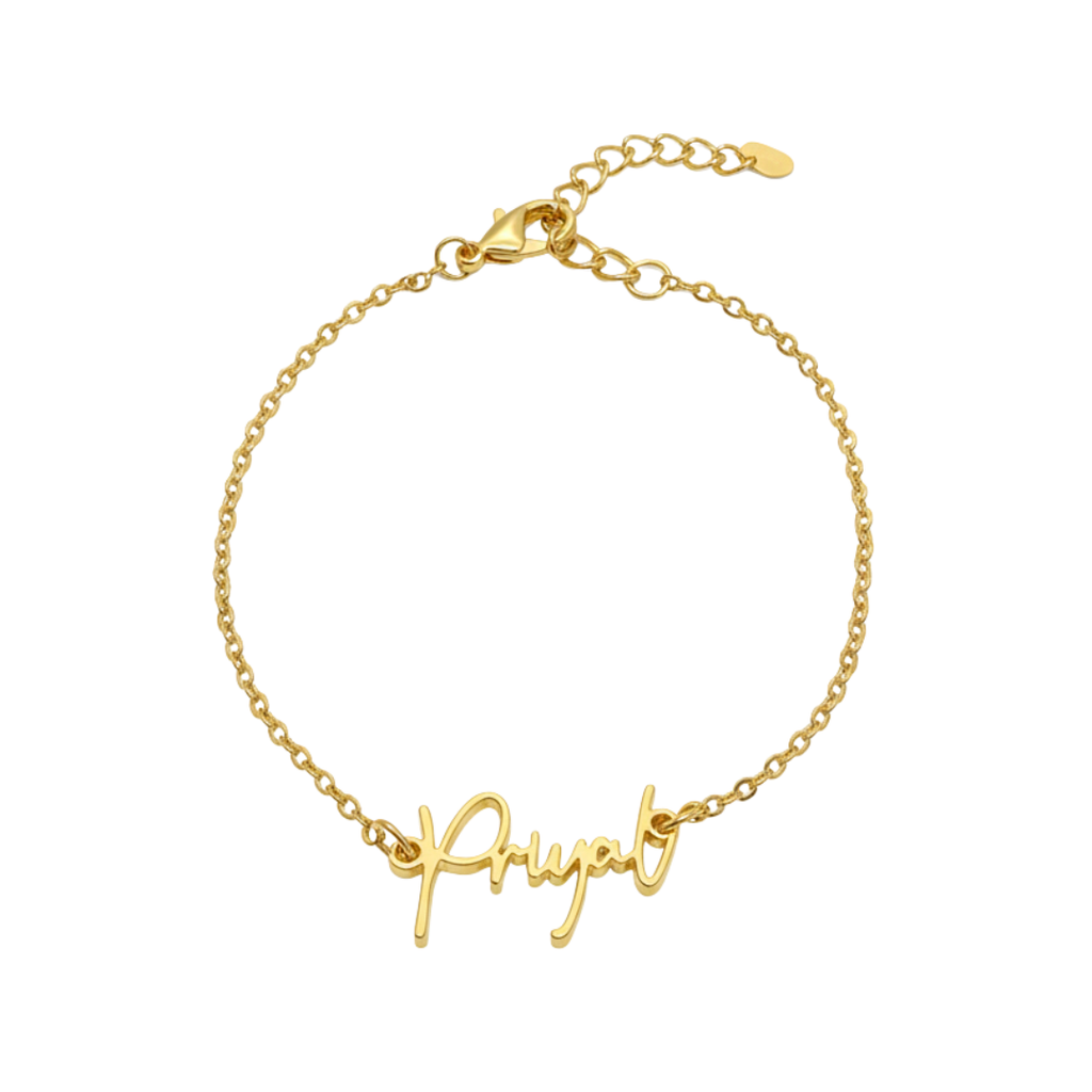 Handwritten Script Bracelet