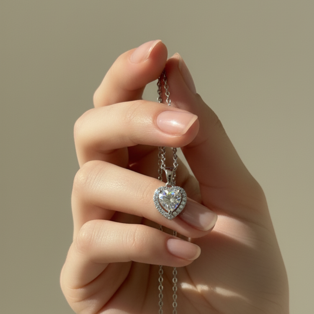 Zircon Diamond Chain Necklace