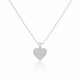 Popping Heart Zircon Diamond Necklace