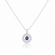Round Cut Evil Eye Classic Zircon Elegance Necklace