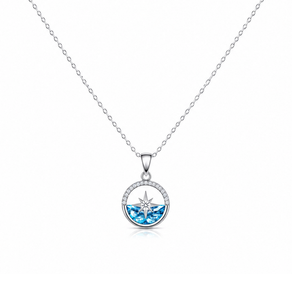 Star Ocean Zircon Diamond Necklace