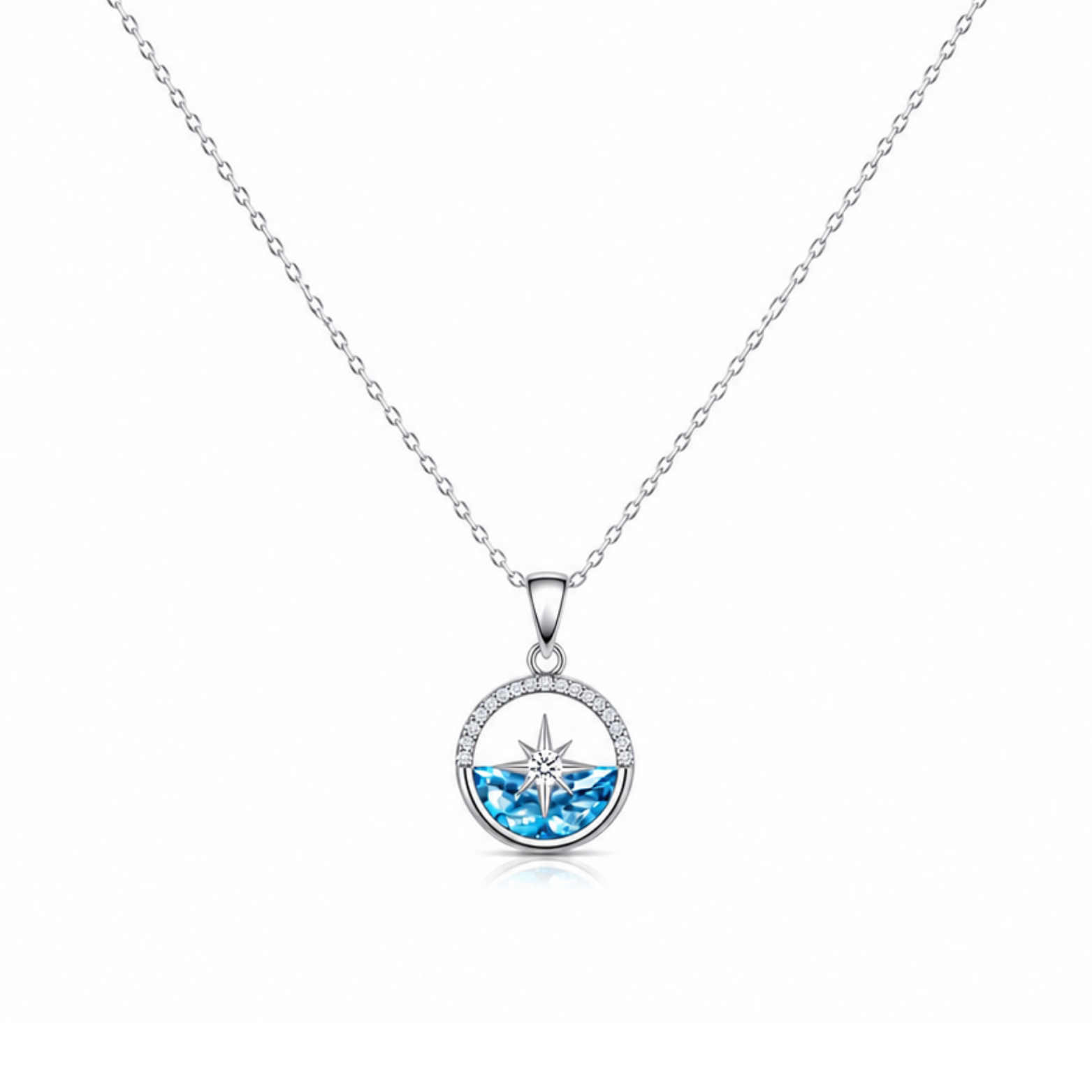 Star Ocean Zircon Diamond Necklace