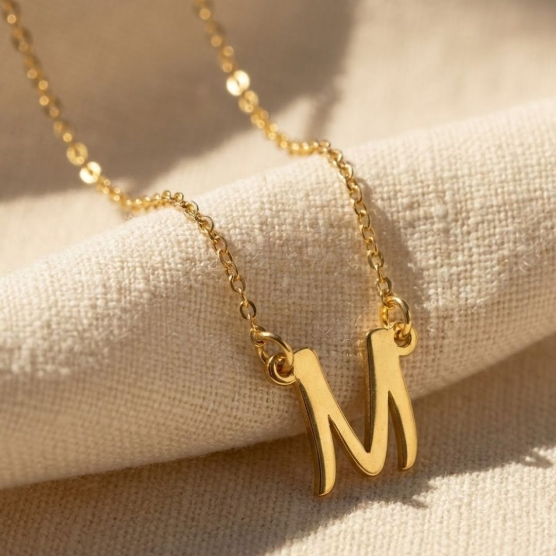 Alphabet Pendant Necklace