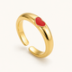Mini Heart Ring - 18k Gold (Demi Fine)