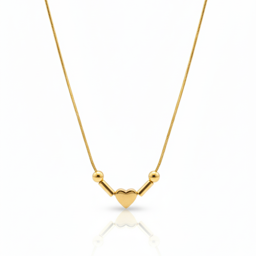 Couple Initial: Morse Code Necklace