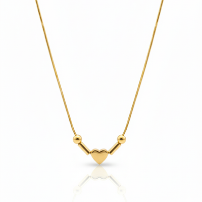 Couple Initial Morsecode Necklace
