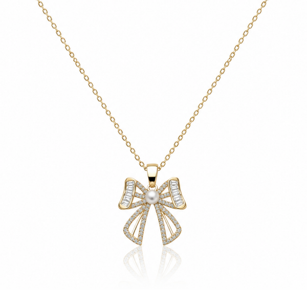Vintage Carole Bow Pin Necklace