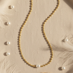 Pearl Dot necklace - 18K Gold (Demi Fine)