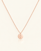 18k Rose Gold Birth Flower Necklace
