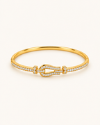 Lustre Loop Kada - 18k Gold ( Demi Fine )
