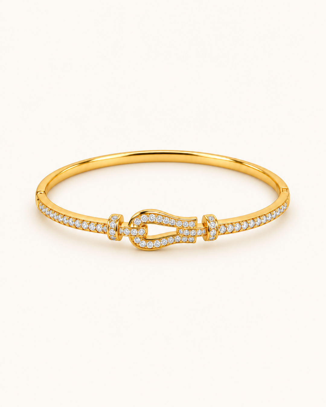Lustre Loop Kada - 18k Gold ( Demi Fine )