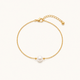 Pearl Glow bracelet - 18k Gold (Demi Fine)