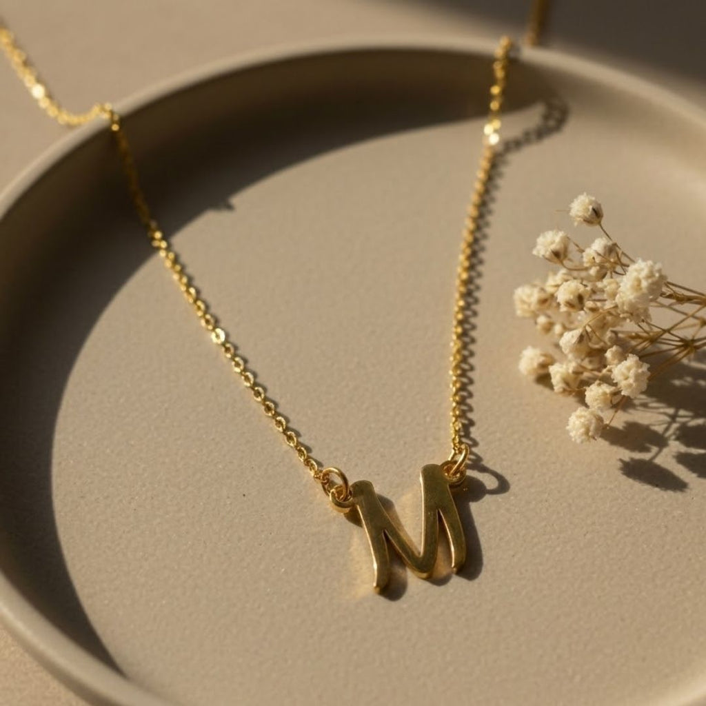 Alphabet Pendant Necklace
