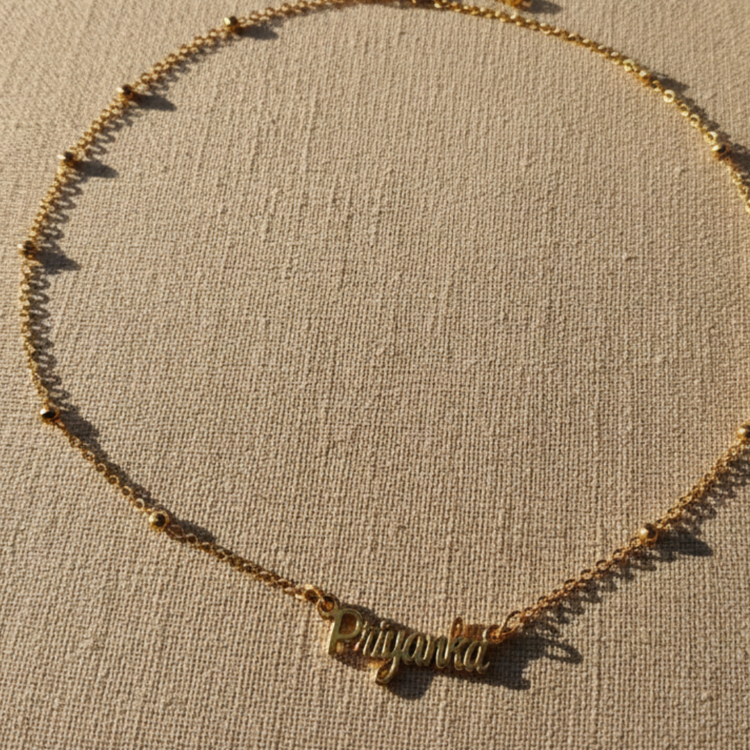 Signature Script Name Waist Chain