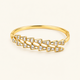 X Link Kada - 18k Gold ( Demi Fine )