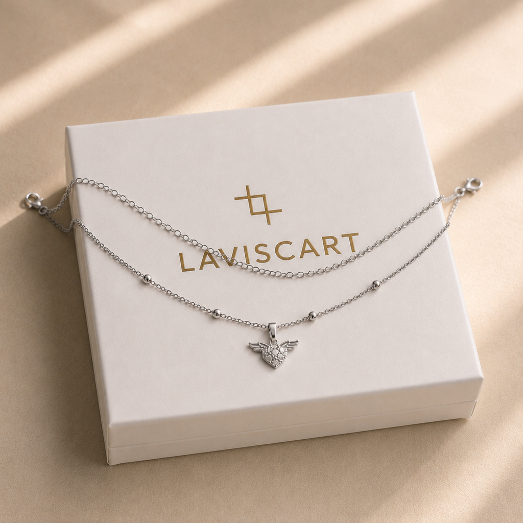 Winged Heart Anklet