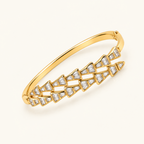 X Link Kada - 18k Gold ( Demi Fine )