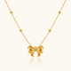 Bow Muse Necklace - 18K Gold (Demi Fine)
