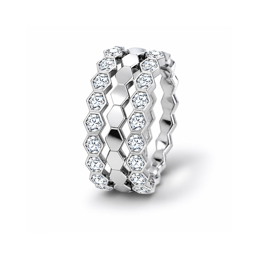 Geometric Stackable Rings
