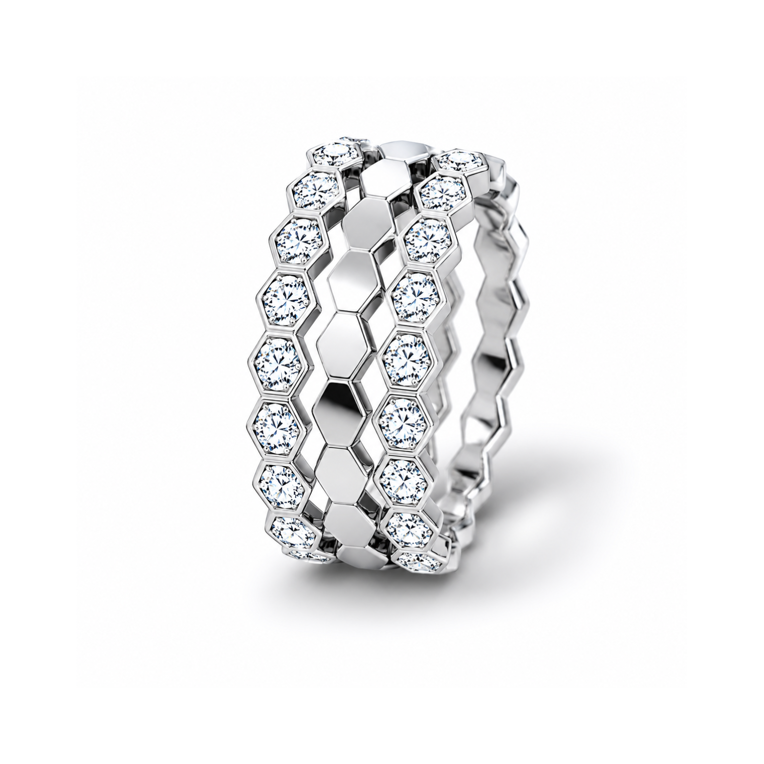 Geometric Stackable Rings