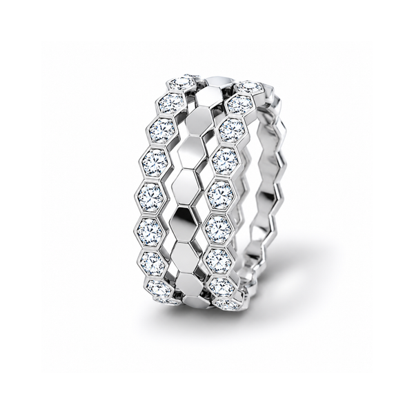 Geometric Stackable Rings