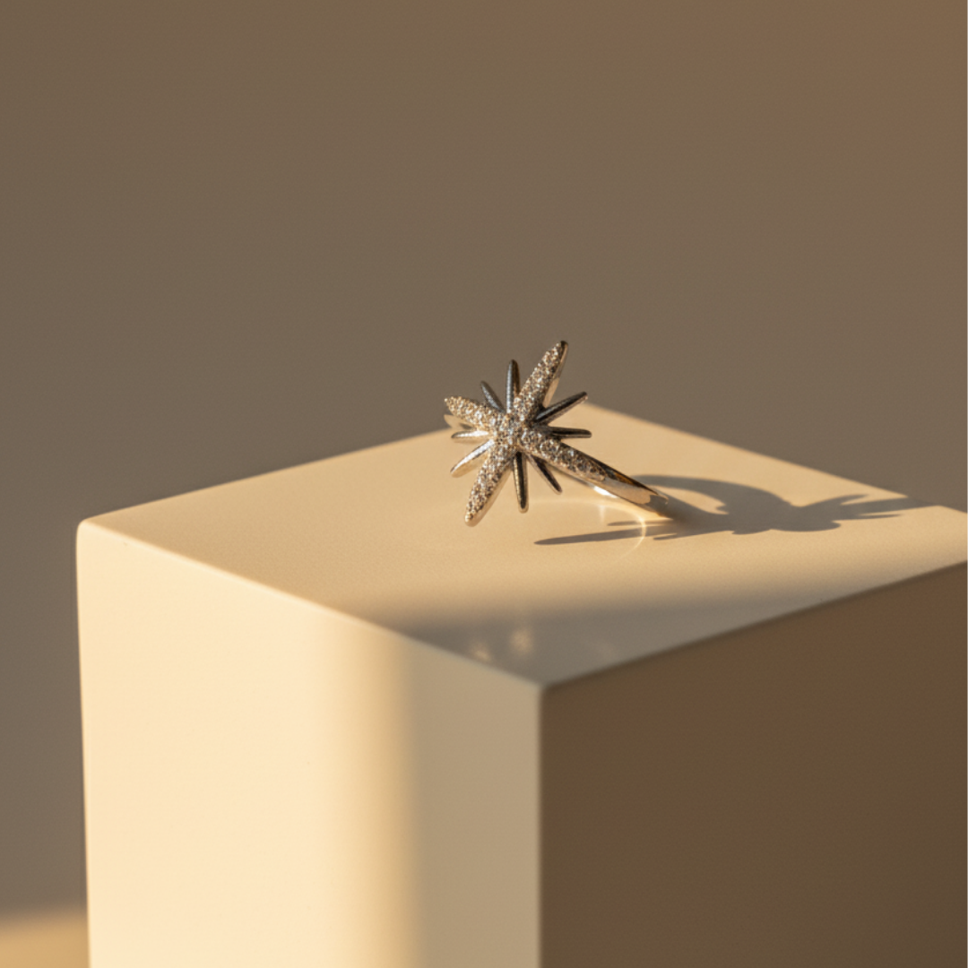 Starburst Zircon Ring